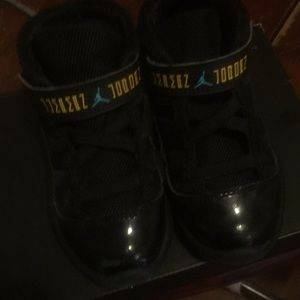 Black Jordan 11 toddler